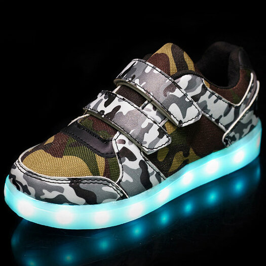 Lucht Schaap tand Led schoenen camouflage Army maat 26 - Presents@home