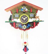 Koekoeksklok meisje op schommel + wip