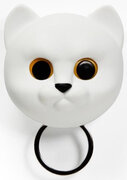 Qualy Neko kat sleutelhouder wit