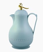 thermoskan 0,6 liter pauw blauw
