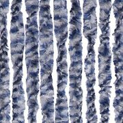 Vliegengordijn kattenstaart 90x220cm (blauw-grijs-wit)