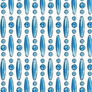 Vliegengordijn kralen transparant blauw 90x210cm