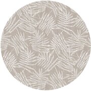Groot rond tafelzeil bamboe taupe (160cm)  