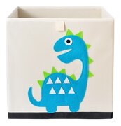 opbergmand jongenskamer dinosaurus blauw