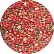 Groot rond tafelzeil aardbei (160cm)