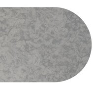 Ovaal tafelzeil betonlook grijs
