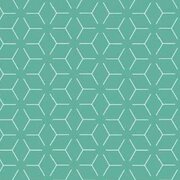Tafelzeil geometrisch turquoise
