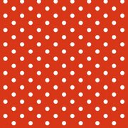 Mexicaans tafelzeil rood met witte stippen