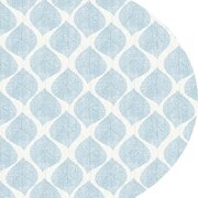 Ovaal tafelzeil blue leaf