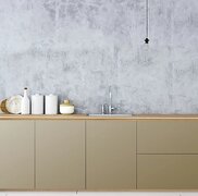 plakfolie goud geborsteld keuken