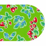 Ovaal Mexicaans tafelzeil aardbei groen
