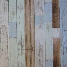 Vijftig Strippen Wanneer Tafelzeil steigerhout blauw/grijs/bruin hout decor - Presents@home