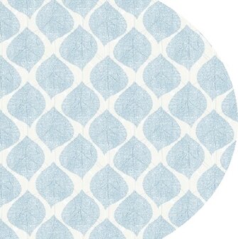 Ovaal tafelzeil blue leaf