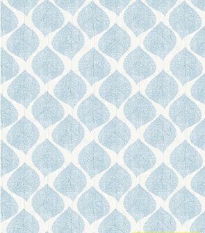 Rond tafelzeil blue leaf 140cm 