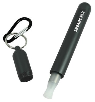 RVS rietje met siliconen opzetstuk