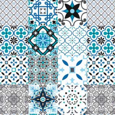 verwijderen beginsel schuintrekken Tafelzeil Marokkaanse tegels kopen? - Presents@home