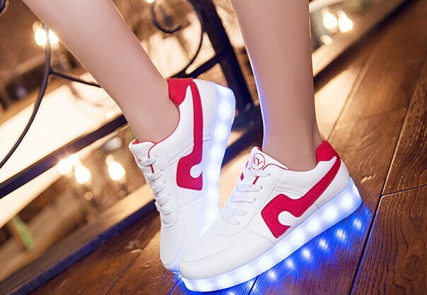 perzik Zorg Banyan Ledschoenen light! rood (mt 40 en 41) - Presents@home