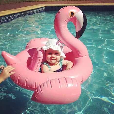 avontuur Paine Gillic functie Baby zwemband flamingo - Presents@home