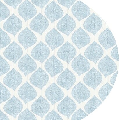 Ovaal tafelzeil blue leaf