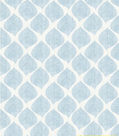 Rond tafelzeil blue leaf 140cm 