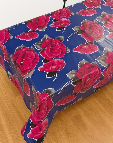 Mexicaans tafelzeil rosas donkerpaars