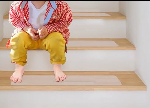 Antislip strips trap of vloer 10x61cm (Transparant)