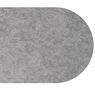Ovaal tafelzeil betonlook grijs