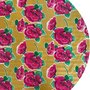 Ovaal Mexicaans tafelzeil rosas goudbruin