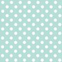 Tafelzeil lichtblauw met stippen