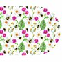 Ovaal tafelzeil bijen en bloemen 