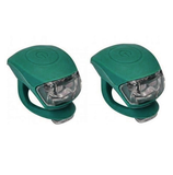 Urban Proof siliconen LED fietslampjes emerald_