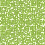Fietskussen letters groen_