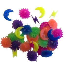 Spaakkralen zon, maan, bliksem 