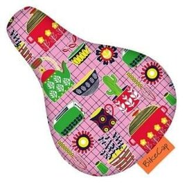 Zadelhoesje kinderfiets roze what's cooking?