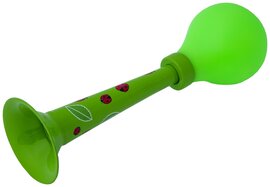 Fietstoeter groen met lieveheersbeestjes