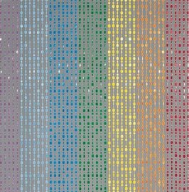 Kralengordijn regenboog deurgordijn 90x200cm