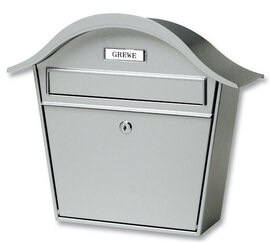 Brievenbus Holiday Burgwachter zilver