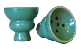 Waterpijp tabakskop groen klein