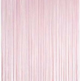 Draadjesgordijn lichtroze 100x250cm