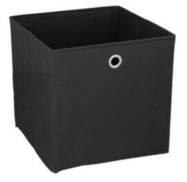 Opbergdoos zwart 30x30cm (past in Ikea Kallax)