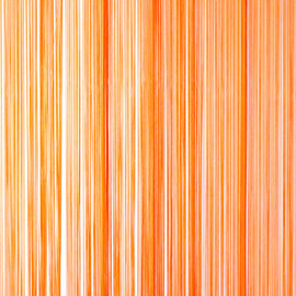 Draadjesgordijn oranje 100x250cm