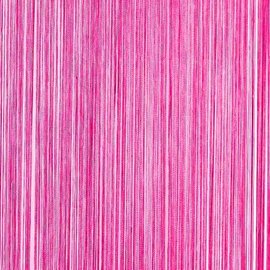 Draadjesgordijn fuchsia roze 100x250cm