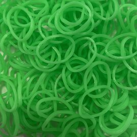 250 Loombands neon groen