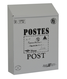 Brievenbus Post kaart wit