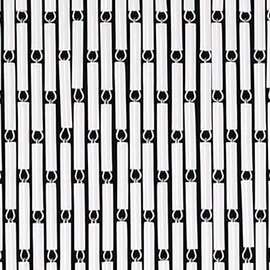 Vliegengordijn hulzen wit 90x210cm