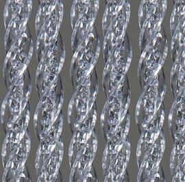 Vliegengordijn Orchidea 90x220cm (transparant)