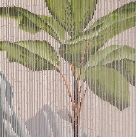Vliegengordijn bamboe tropische plant 90x200cm