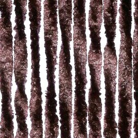 Vliegengordijn twisted plush bruin 90x205cm