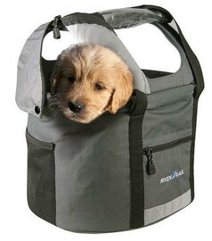 Hondenfietsmand antraciet