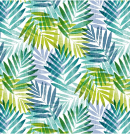 MEGA DEAL: Tafelzeil palmbladeren groen/blauw 250x140cm